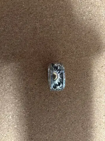 태양 & 매 실버 반지