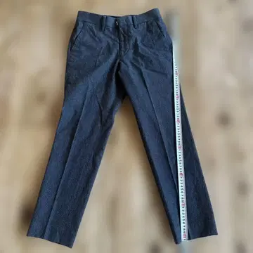 투모로우랜드 일본제 다크 그레이 슬랙스 스트레이트 핏 44