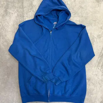 GILDAN SMART BASICS L 사이즈 집업 후드티 파랑