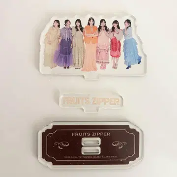 FRUITS ZIPPER 집합 아크릴 스탠드 후르츠 바스켓 의상