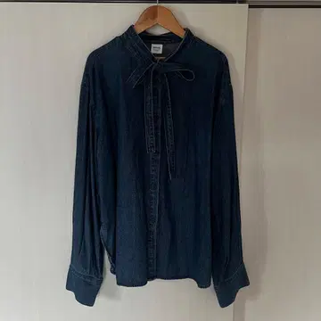 멜로즈 something 데님 셔츠