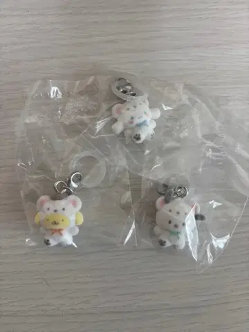 산리오 포근포근 스노우 메지루시 액세서리