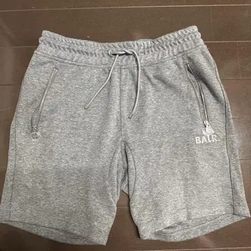 BALR. 그레이 숏팬츠 지퍼 포켓 부착