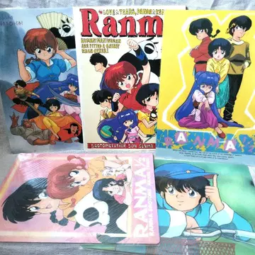 란마 1/2 책받침 노트 문구 레트로 헤이세이 초기 레어 다카하시 루미코