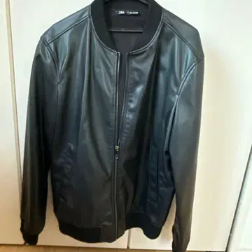 ZARA 블랙 봄버 자켓 L