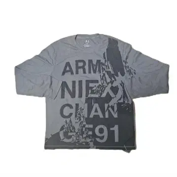 Armani Exchange 그레이 롱 T XXL