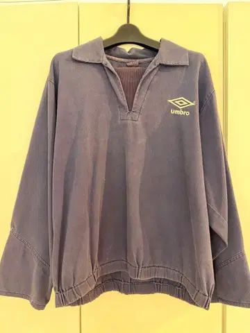 UMBRO 엄브로 90s 드릴탑 코튼 풀오버 네이비 페이드