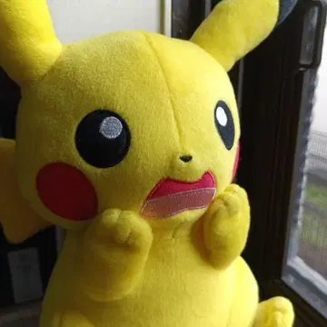 포켓몬 피카츄 봉제 인형 놀란 표정