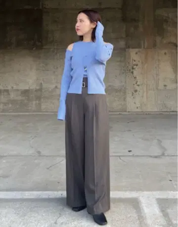 LAGUNAMOON 컬러 디자인 니트 앙상블