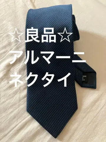 고품질 아르마니 다크 블루 넥타이