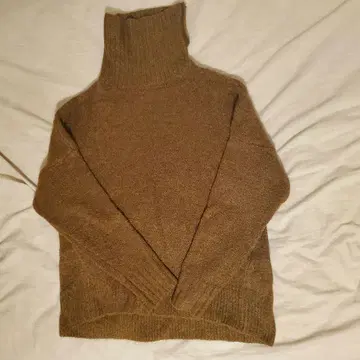 nano universe/나노 유니버스 브라운 긴팔 니트 스웨터