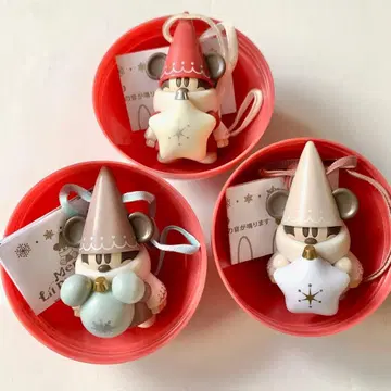 디즈니 크리스마스 2025 릴린린 캡슐 토이 3개 세트