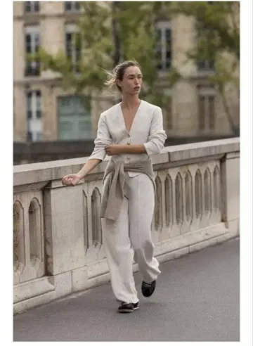 자라 소프트 버튼 자켓 소프트 터치 팔라초 팬츠 ZARA