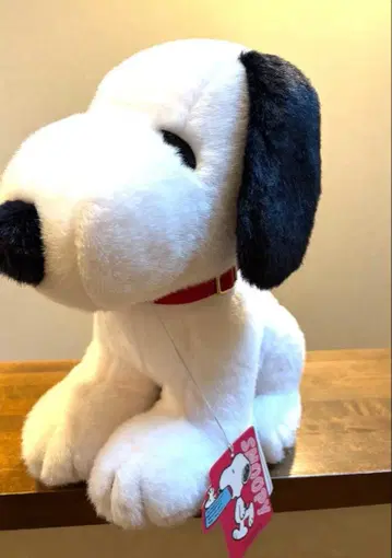 택 포함 스누피 SNOOPY 봉제 인형 포즈 앉은 세키구치