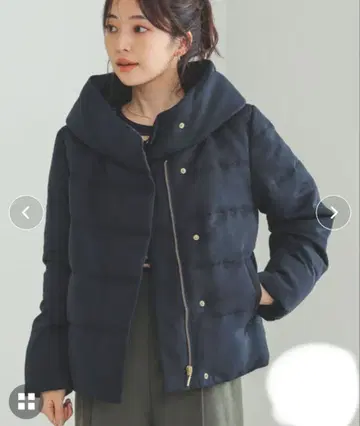 [ BEAMSHeart ] 클리닝 다운 자켓 네이비