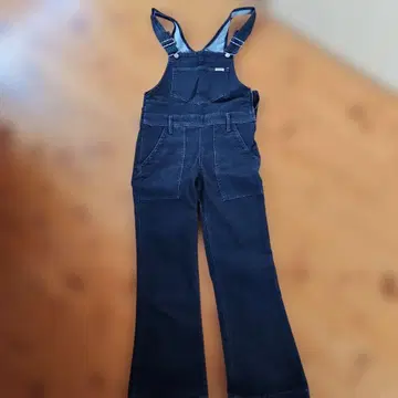 WRANGLER 다크 블루 오버롤 살짝 플레어