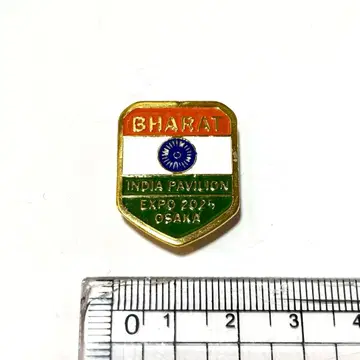 초레어 오사카 간사이 만박 바라트 파빌리온 수량 한정 핀 배지 인도관