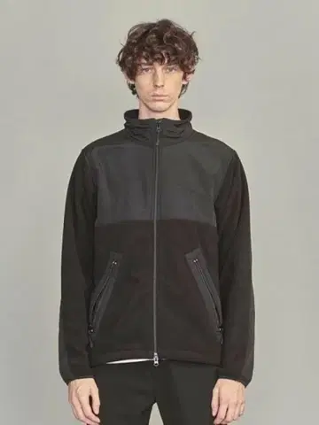 [ 뷰티 앤 유스 별주 ] 플리스 자켓 블랙 M 사이즈