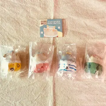 [ 전 4종 컴프 세트 ] 냥가의 단란 복슬복슬 만마루쨩 팬티 고양이