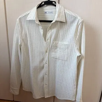 ZARA 스트라이프 긴팔 셔츠 M 사이즈