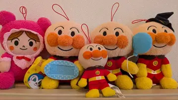 호빵맨 봉제 인형 5체 세트