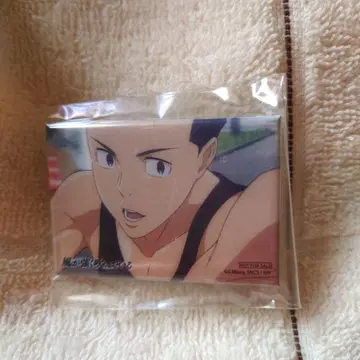 바람이 강하게 불고 있다 특전 캔뱃지 쿠라하라 소