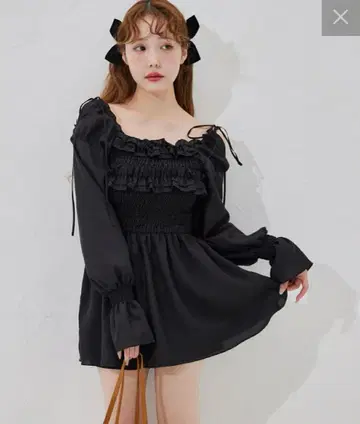 셔링 튜닉 블라우스