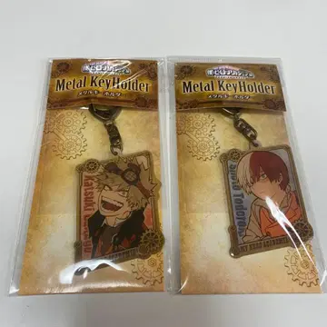 히로아카 바쿠고 카츠키 토도로키 쇼토 원화전 메탈 키링 히로아카전