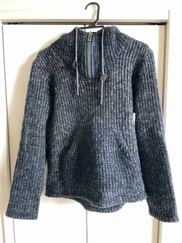 Milok 아노락 후드티 S 사이즈 다크 블루