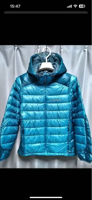 몽벨 U.L. 다운 가이드 후드티 블루 800FP EX 다운