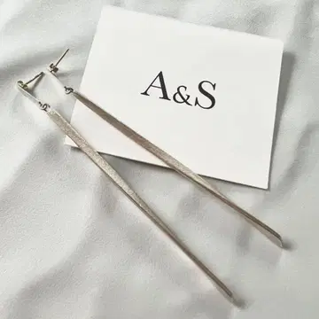 아가트 agate 실버 롱 귀걸이