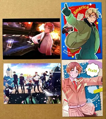 점프 SQ 부록 헤타리아 월드 스타즈 총리 구락부 엽서