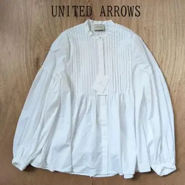 유나이티드 애로우즈 UNITED ARROWS 화이트 블라우스