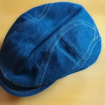 CA4LA 데님 헌팅모자 블루