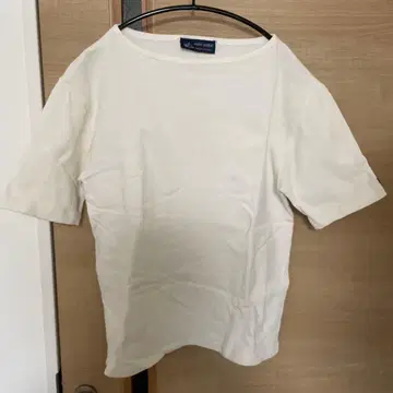 SAINT JAMES 화이트 T셔츠 숏슬리브