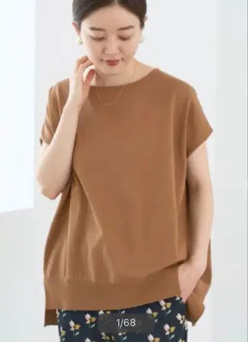 코튼 스트레치 NEO 와이드 크루 풀오버