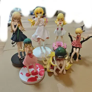 오시노 시노부 도넛 피규어 6개 세트