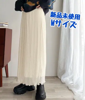 classicalelf 어른의 내추럴 밑단 멜로우 샤이니 시어 스커트