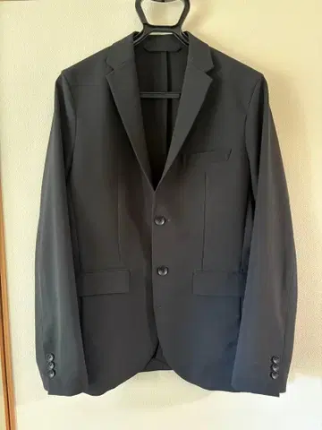 블랙 캐주얼 자켓 2버튼