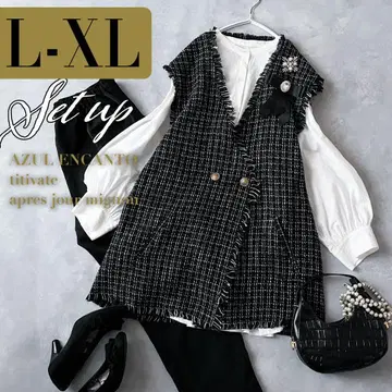 베스트 팬츠 셋업 세레모니 엄마 여성 수트 트위드 결혼식 L D3