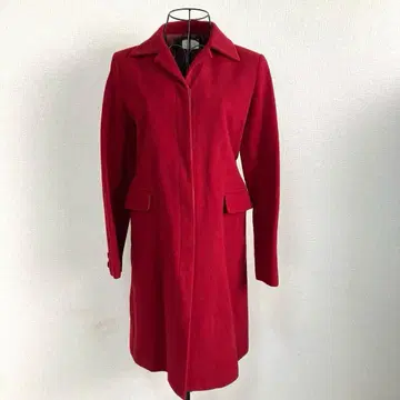[ 새상품급 ] 빔즈 롱 코트 레드 빨간색 y2k