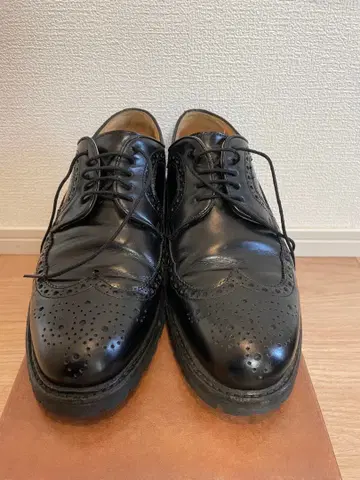 Berwick 버윅 UK7.5 윙팁 가죽 슈즈 비브람