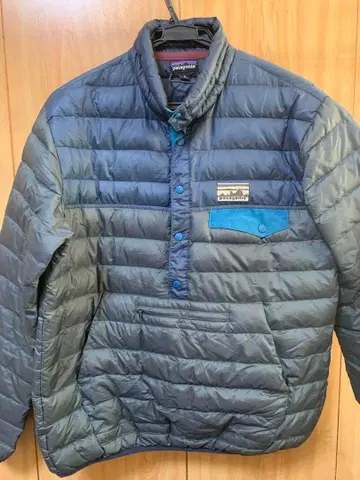 patagonia 다운 자켓 M 그레이/파랑