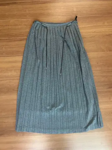 blancvert 그레이 플리츠 스커트 38