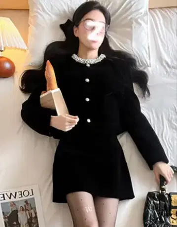 블랙 플리스 셋업 M 사이즈