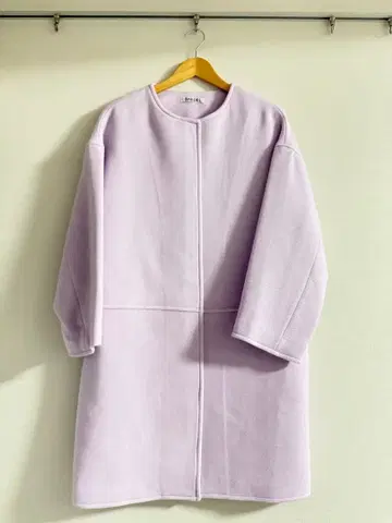 [ 새상품 미사용 ] SNIDEL 롱 코트 (연보라)