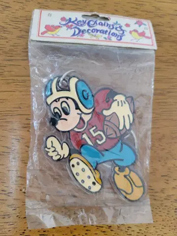 미키 미식축구 키링