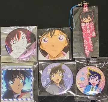 명탐정 코난 유미란(모리 란) 캔뱃지 키링 일괄 판매