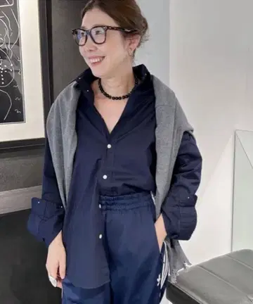 프레임워크 코튼 레귤러 카라 셔츠