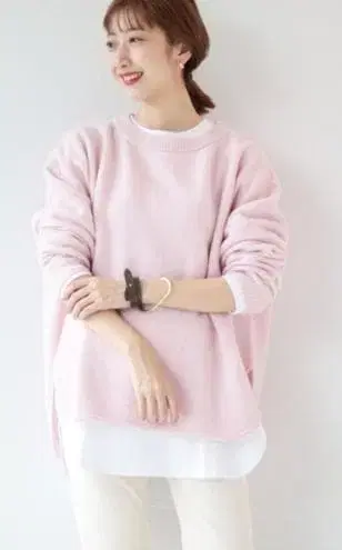 [ 새상품급 ] 플라주 매년 인기 파인 울 풀오버